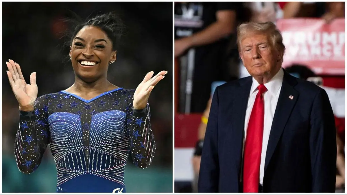 Simone Biles kontert Donald Trump "Ich liebe meinen schwarzen Job"